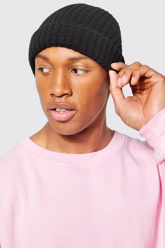 Beanie in Waffeloptik