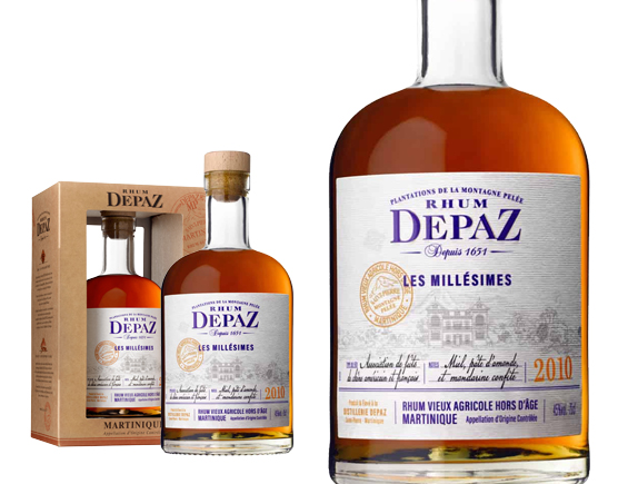 Rhum Depaz Millésime 2010 Avec étui