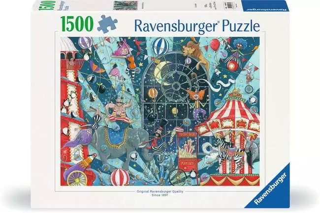Puzzle 1500 Teile - Willkommen beim Zirkus