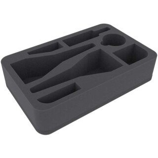 60mm Half-Size Schaumstoff für Dropfleet Commander - PHR Schlachtschiffe und Kreuzer + Dose für Schadensmarker