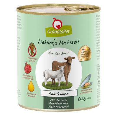 GranataPet Liebling's Mahlzeit Mixpaket 6 x 800 g