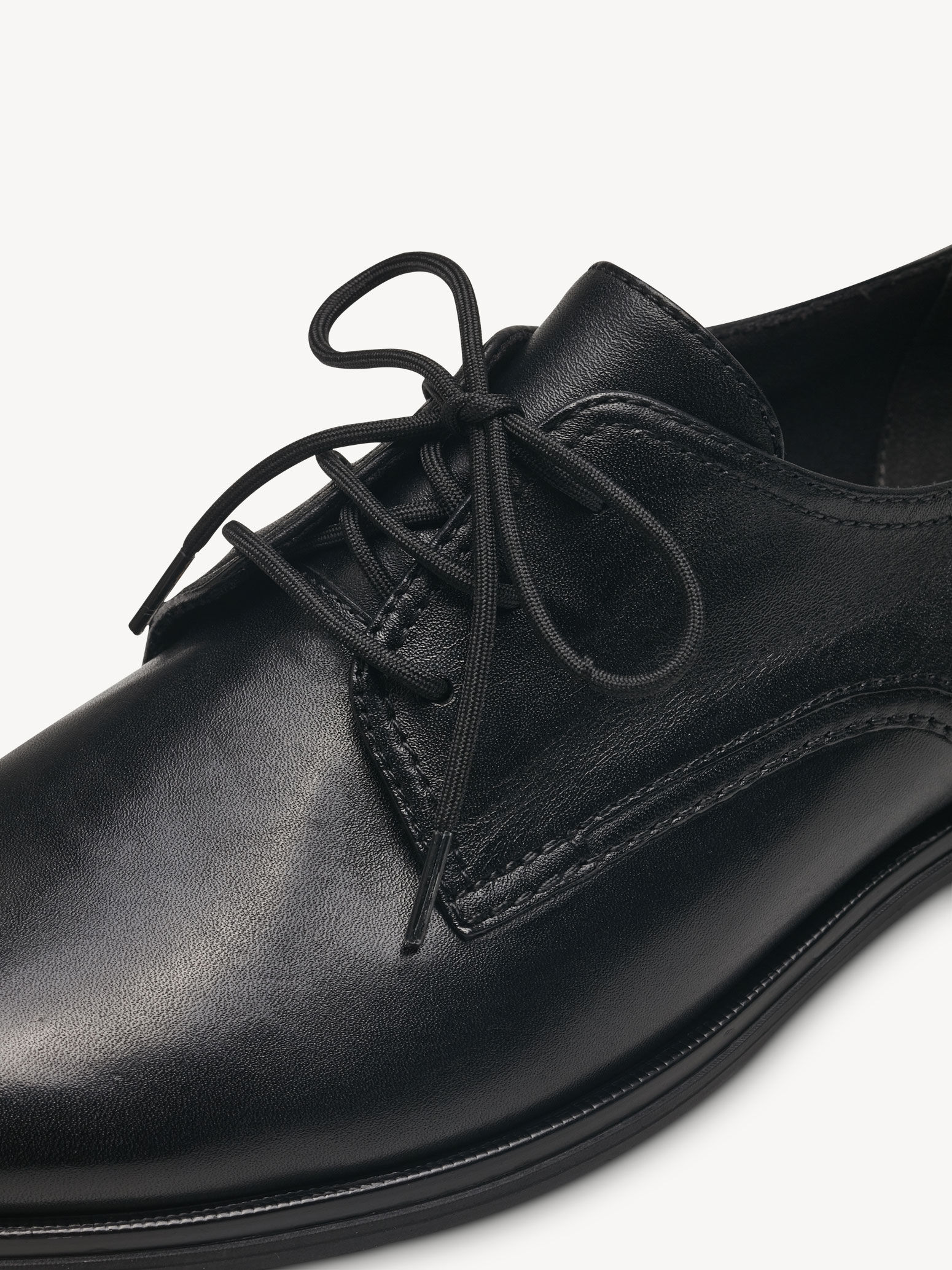 Derbie en cuir - noir