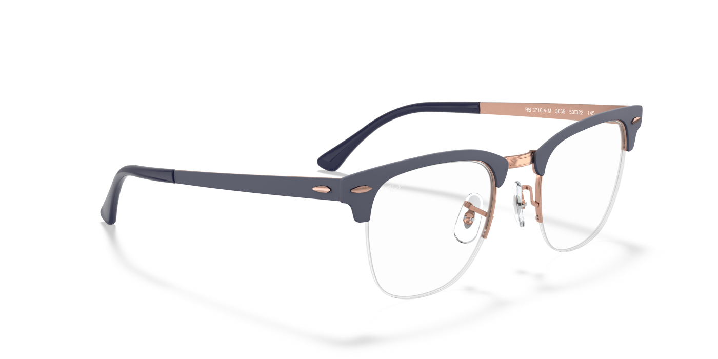 CLUBMASTER METAL OPTICS - Lucido Blu