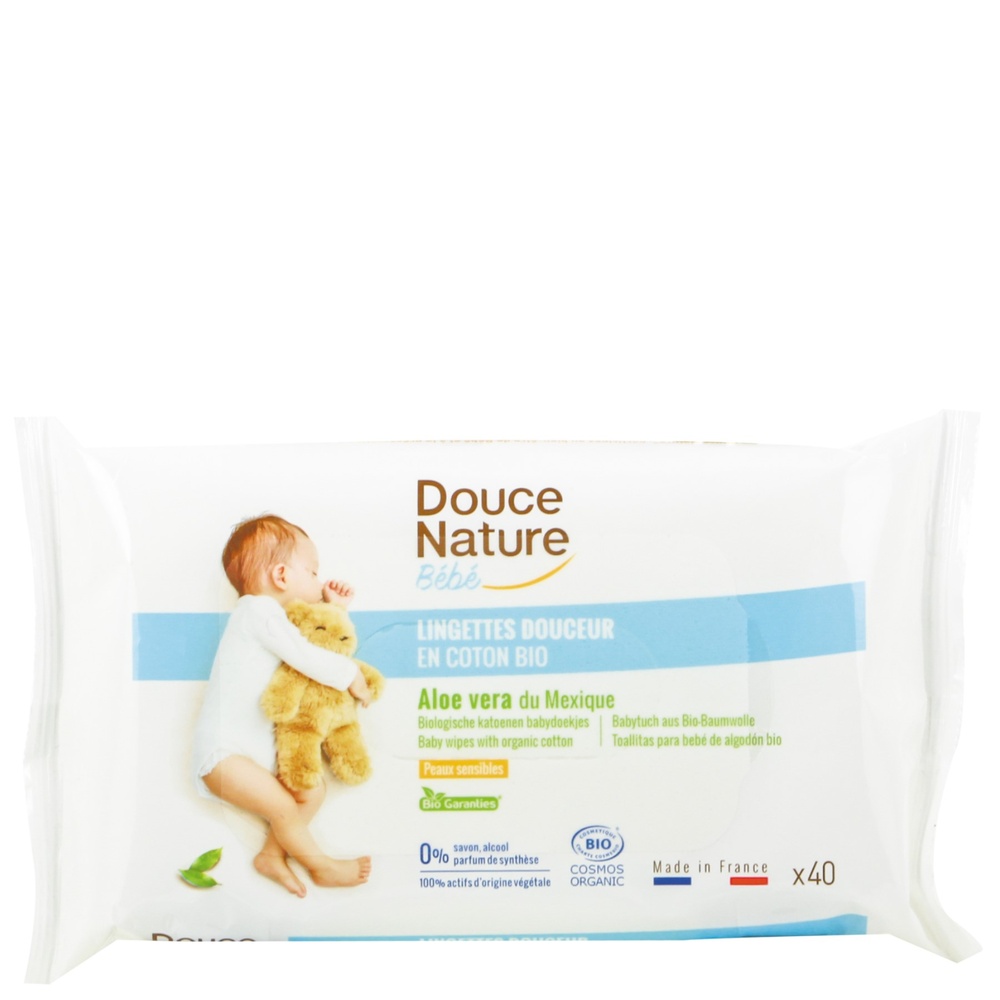 douce nature LINGETTES BEBE HYGIENE DU BEBE
