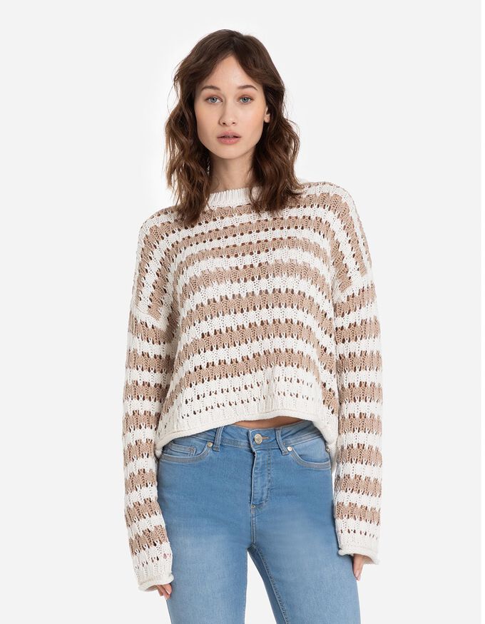 Strickpullover - Fledermausärmel