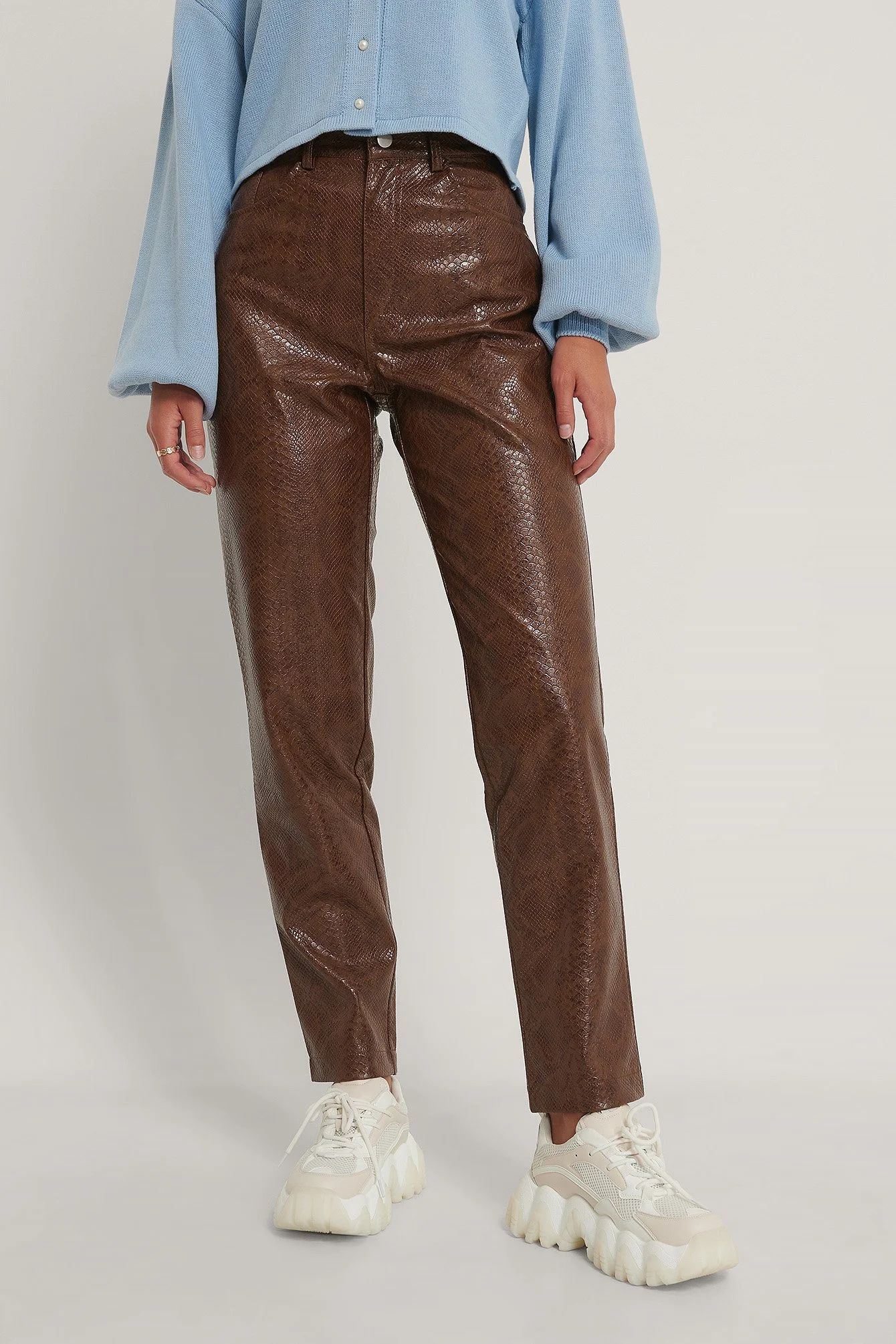 Pu-Schlangenhose