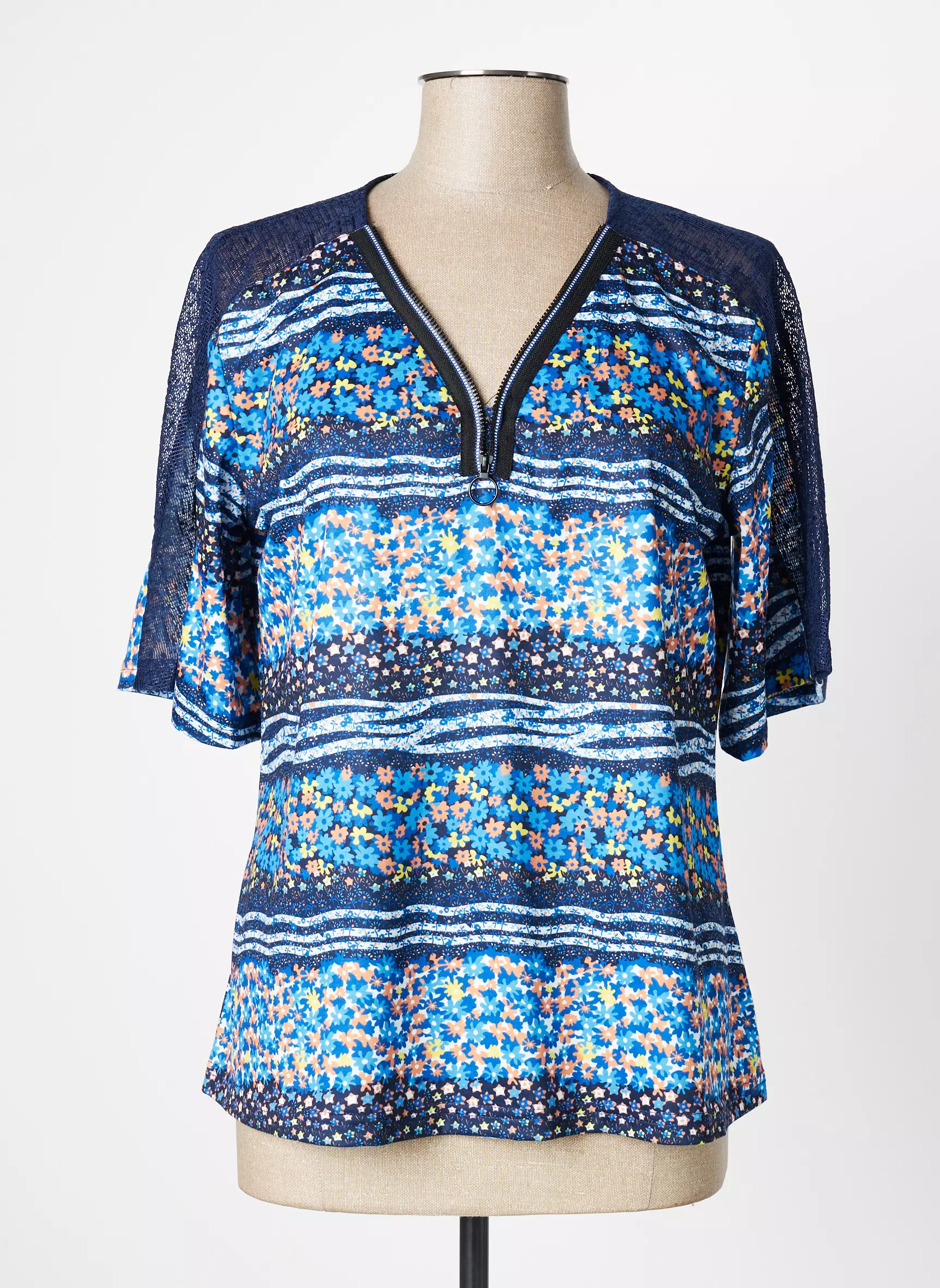 S Quise Tops Femme couleur bleu