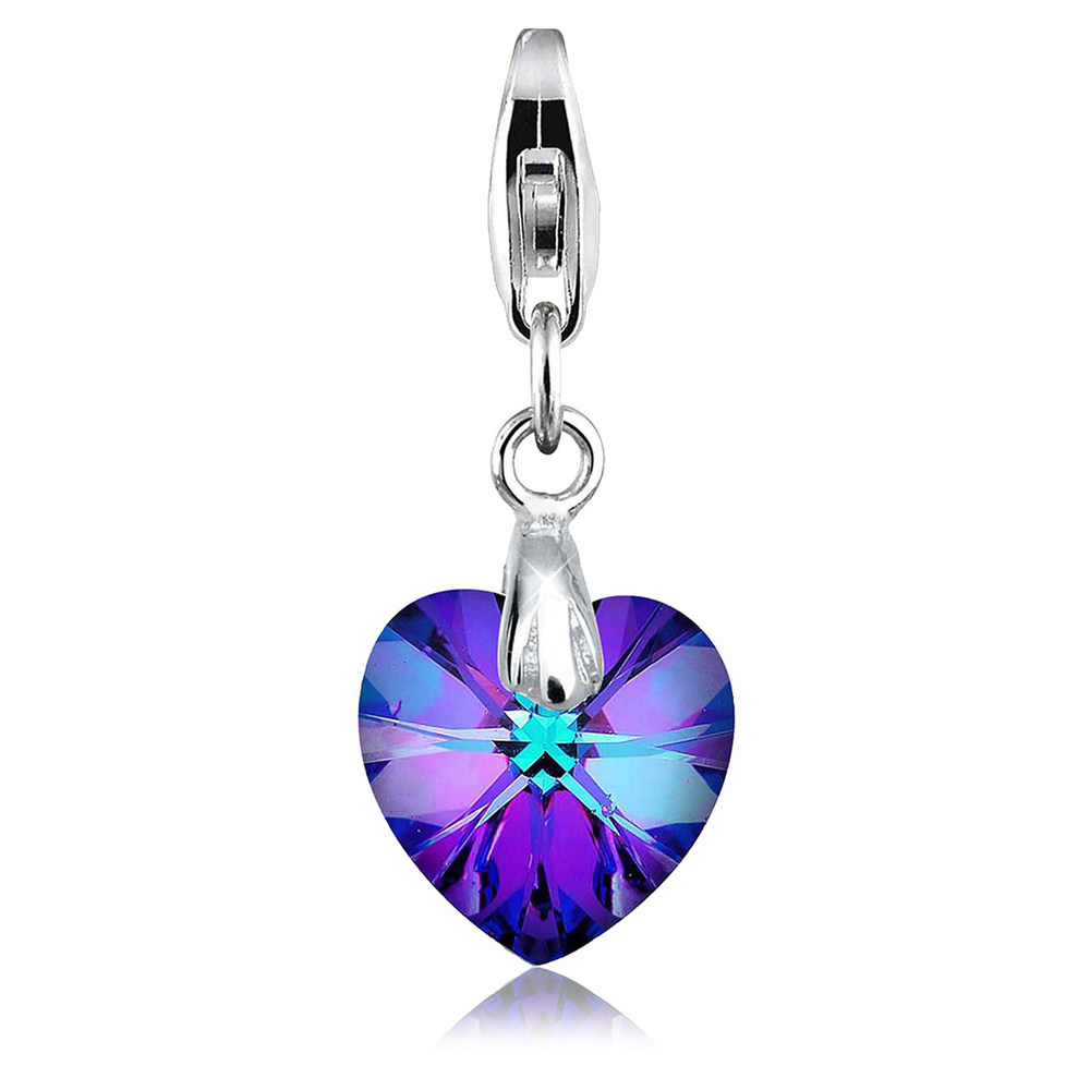 Elli Elli Amulette Femmes pendentif coeur glamoureux avec cristal en argent sterling 9 Pendentif
