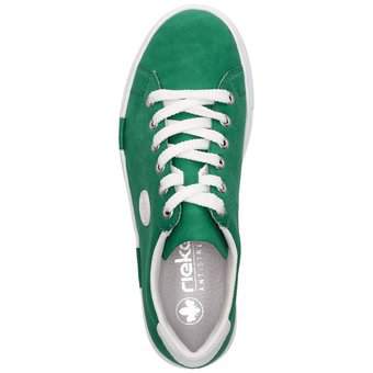 Rieker Plateau Sneaker in grün