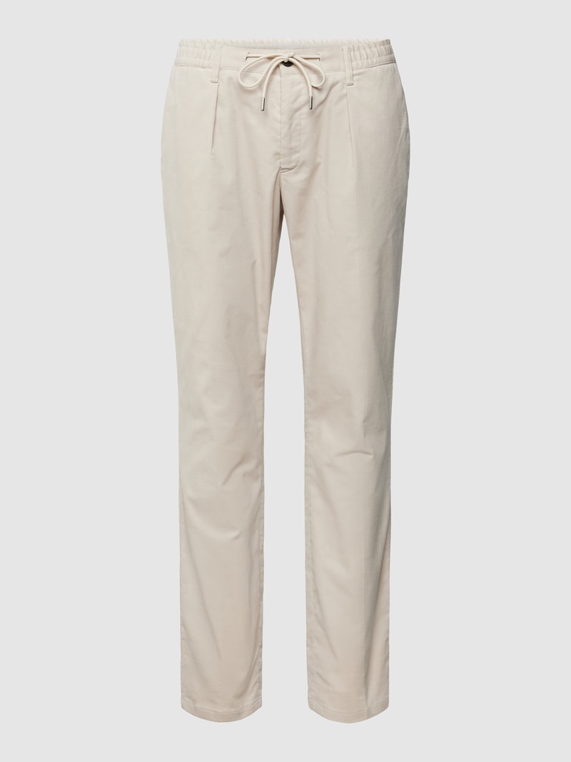Chino mit Paspeltaschen in beige