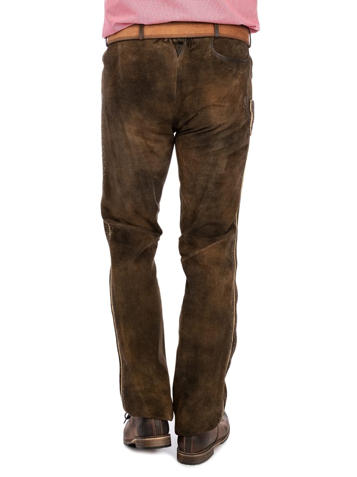 MADDOX Lederhose BENI in braun günstig kaufen