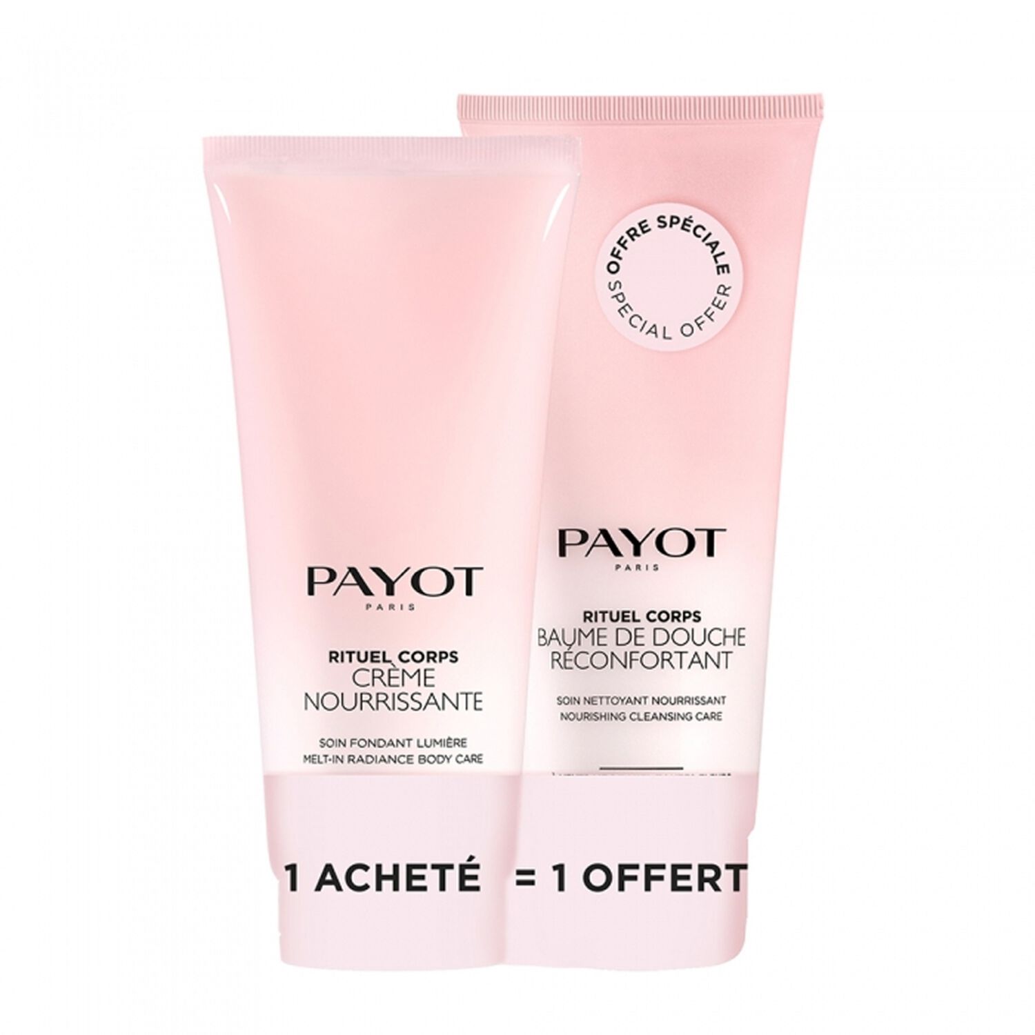 Payot Rituel Corps Crème Nourrissante + Baume de Douche Réconfortant