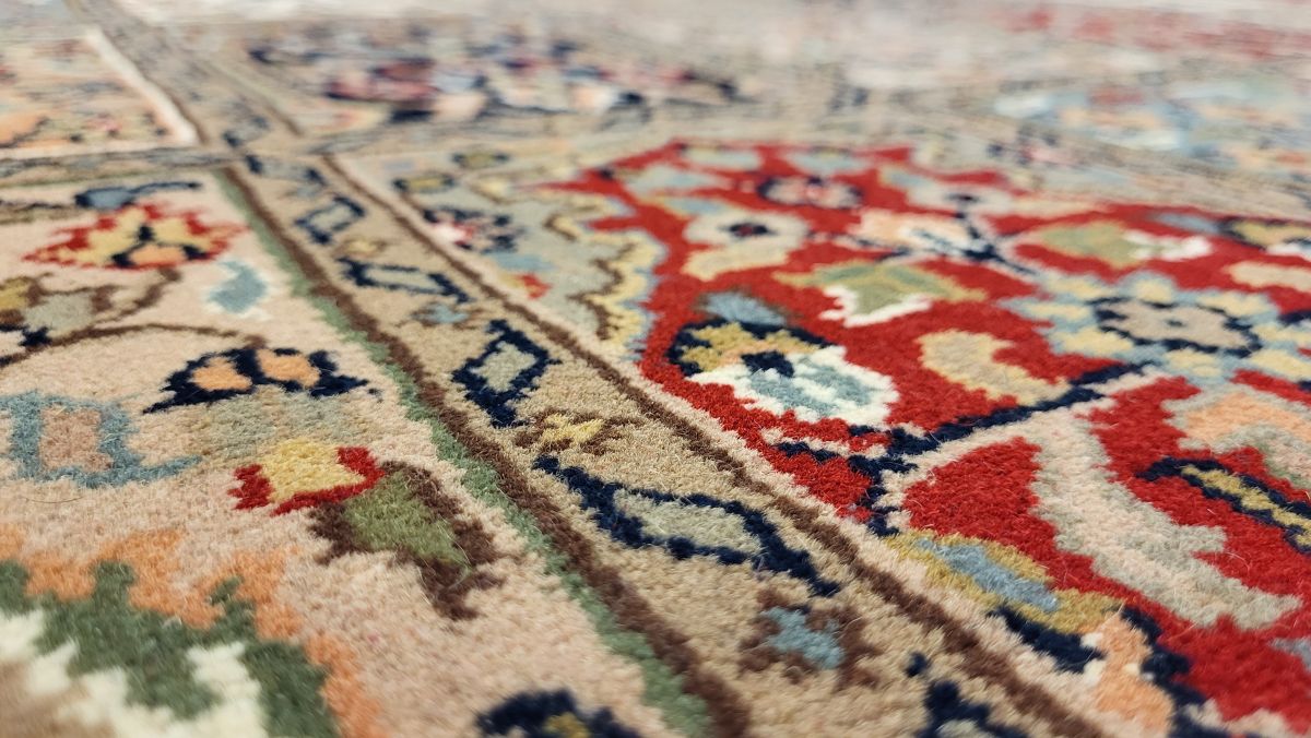Teppich aus Indien Bachtiari rot 60 x 90 cm