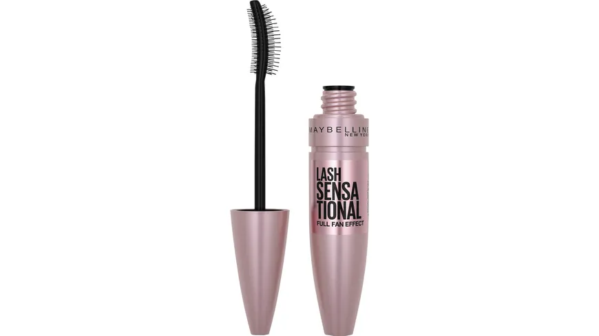 MAYBELLINE NEW YORK Mascara Lash Sensational Very Black- für voluminöse Wimpern die definiert und lang sind 9.5 ml 02 - Very Black