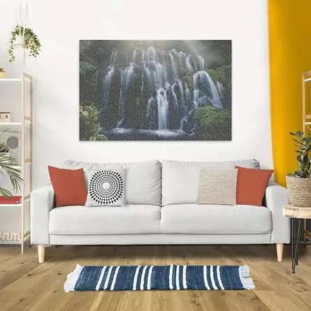 Puzzle 3000 Teile - Wasserfall auf Bali