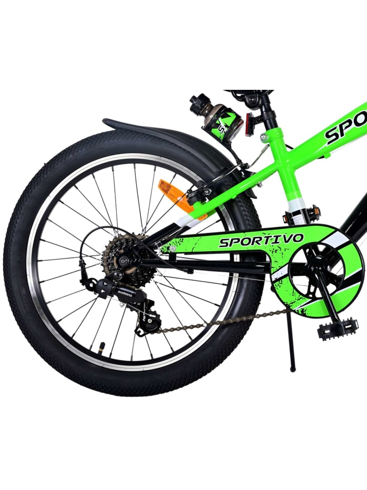Volare Kinderfahrrad Sportivo für Jungen 20 Zoll Kinderrad in Grün, 7 Gänge 6 Jahre günstig kaufen onesize