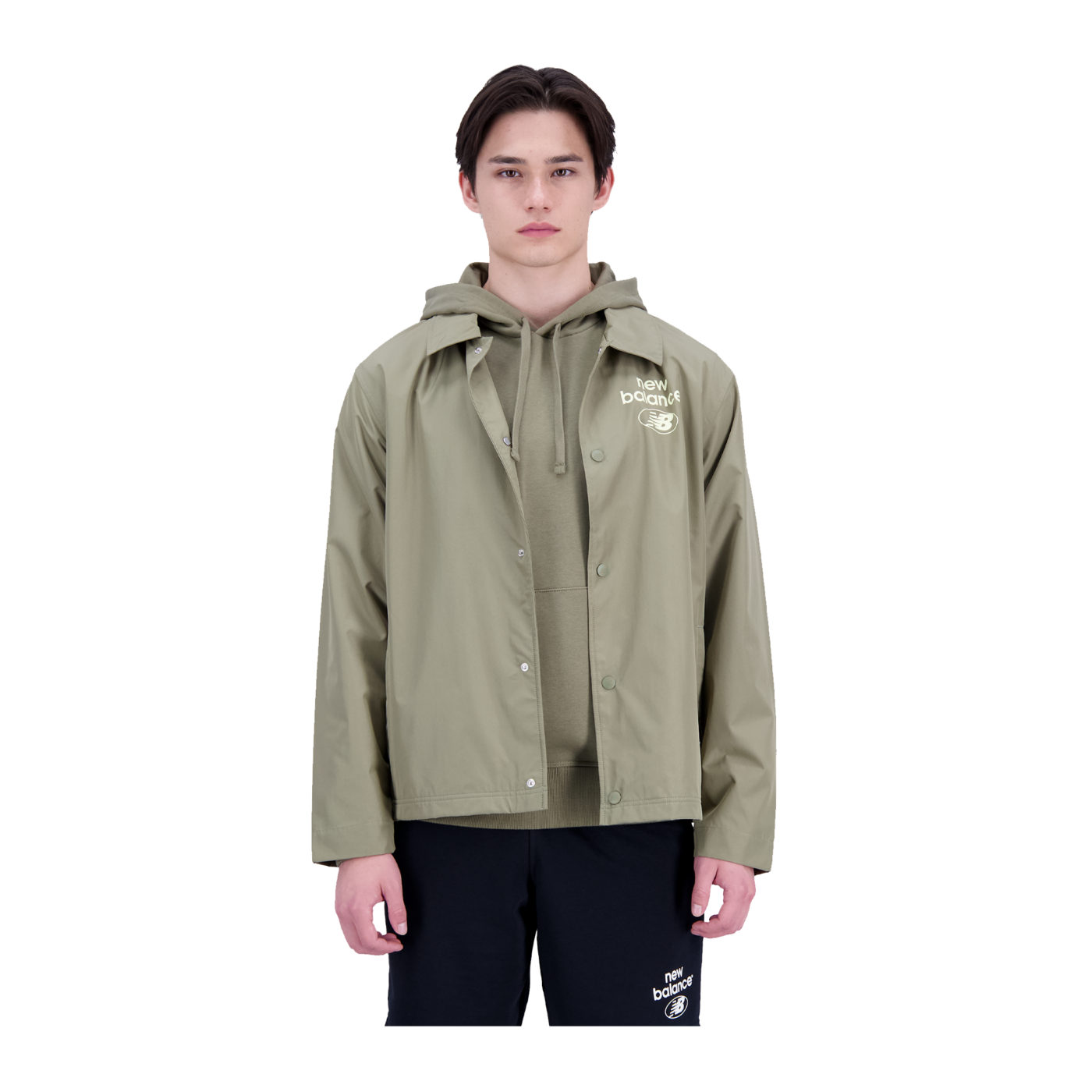 New Balance Reimagined Woven Jacke Grün FCGN