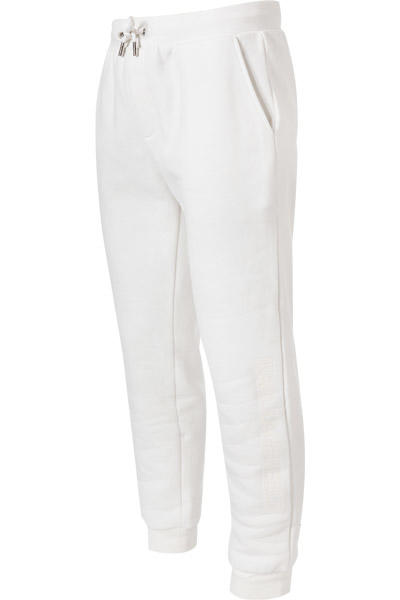 KARL LAGERFELD, Sweatpants, Baumwolle, weiß