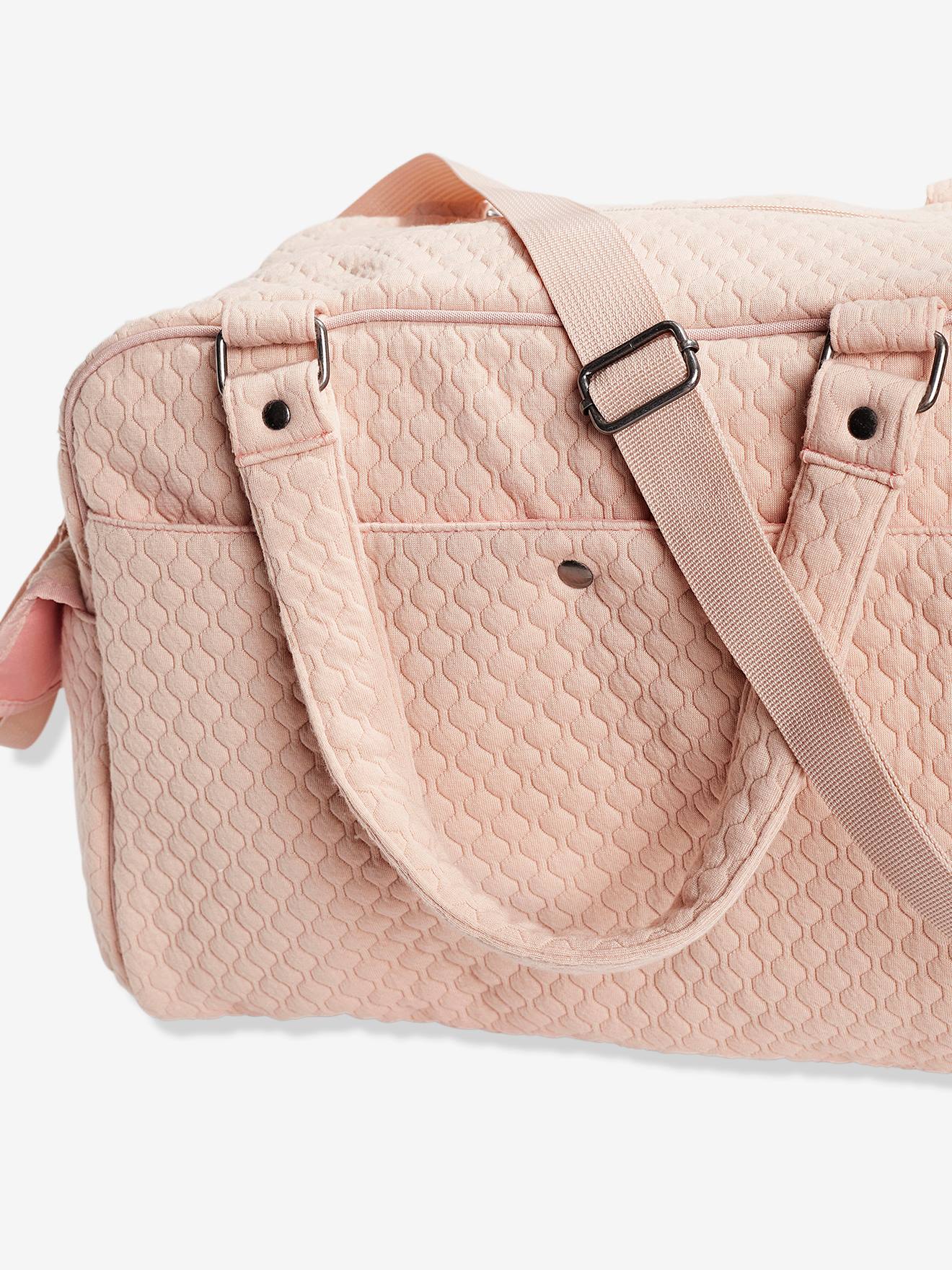 Sac à langer Journée multipoches vertbaudet rose poudré