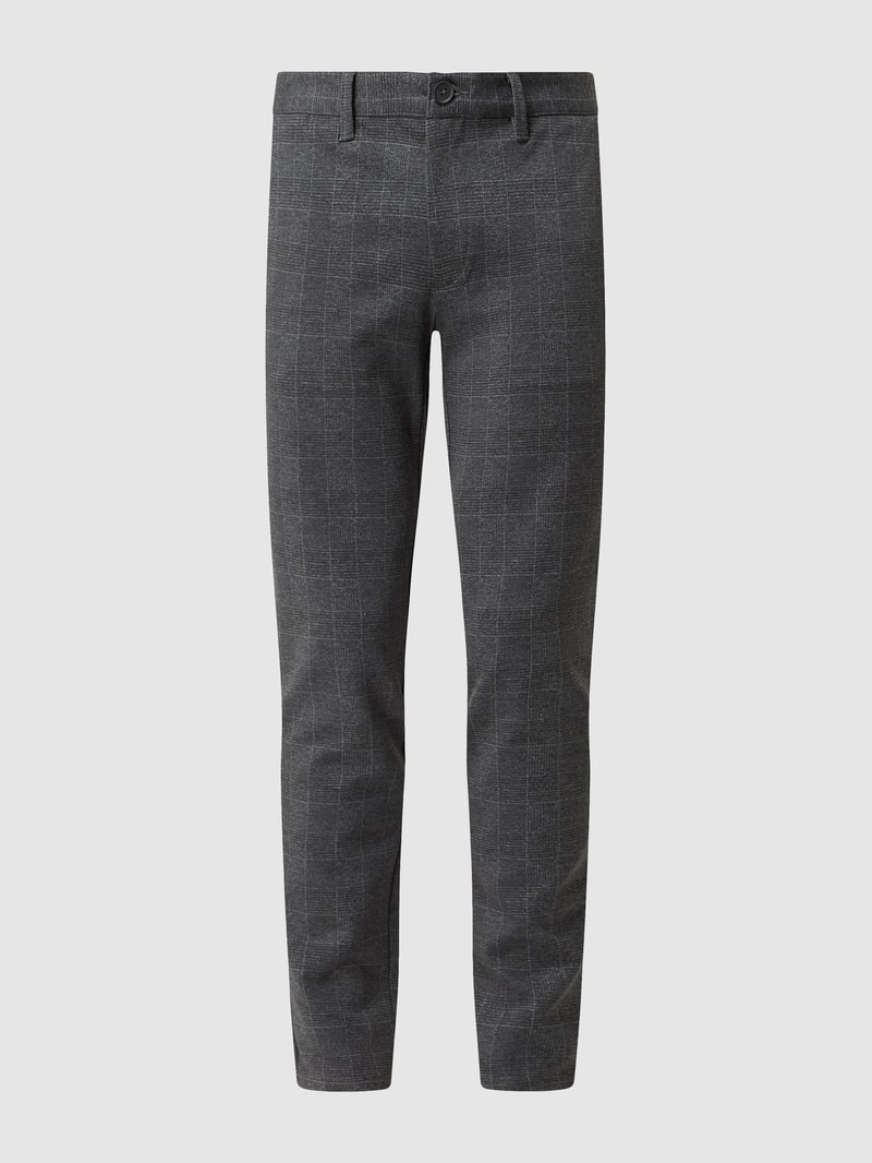 Tapered Fit Hose mit Stretch-Anteil Modell 'Mark' in schwarz