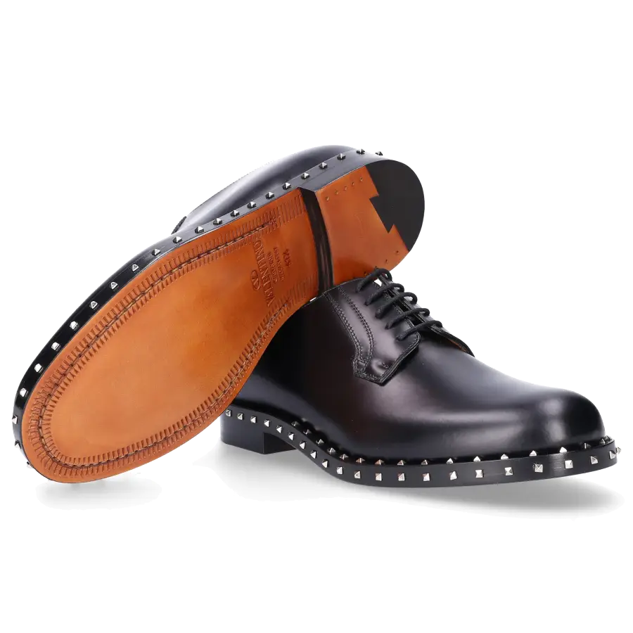 Valentino Garavani - Businessschuhe DERBY Kalbsleder - schwarz