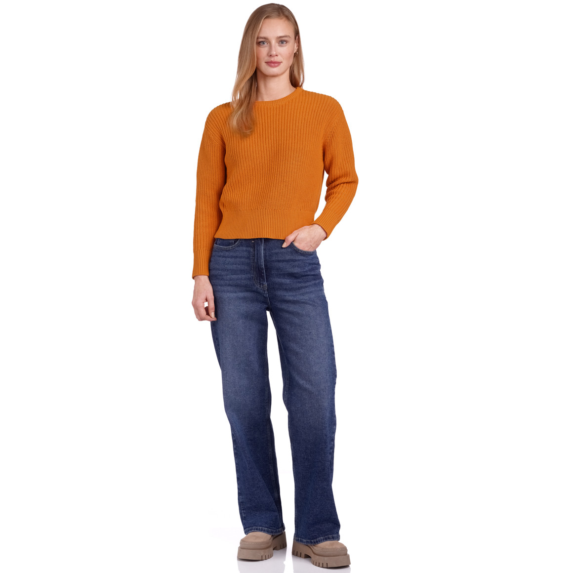 Damen Strickpullover aus Bio-Baumwolle