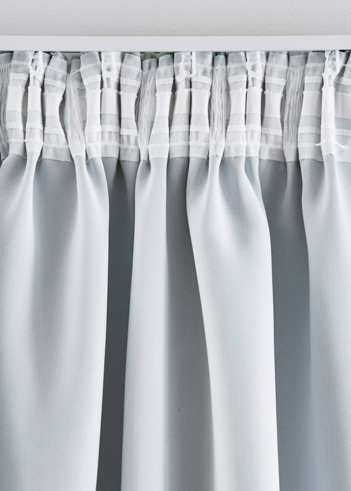 Verdunkelungsvorhang mit recyceltem Polyester (1er Pack)