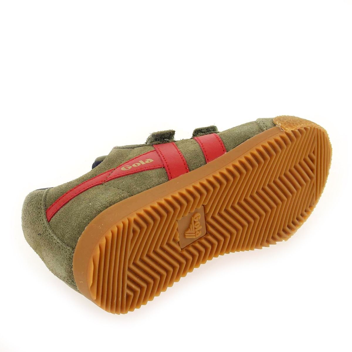 Gola  HARRIER VELCRO CKA192 - Kaki Rouge