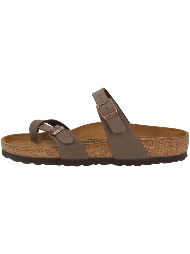 Birkenstock Pantolette Mayari Birko-Flor Nubuk normal in braun günstig kaufen 38