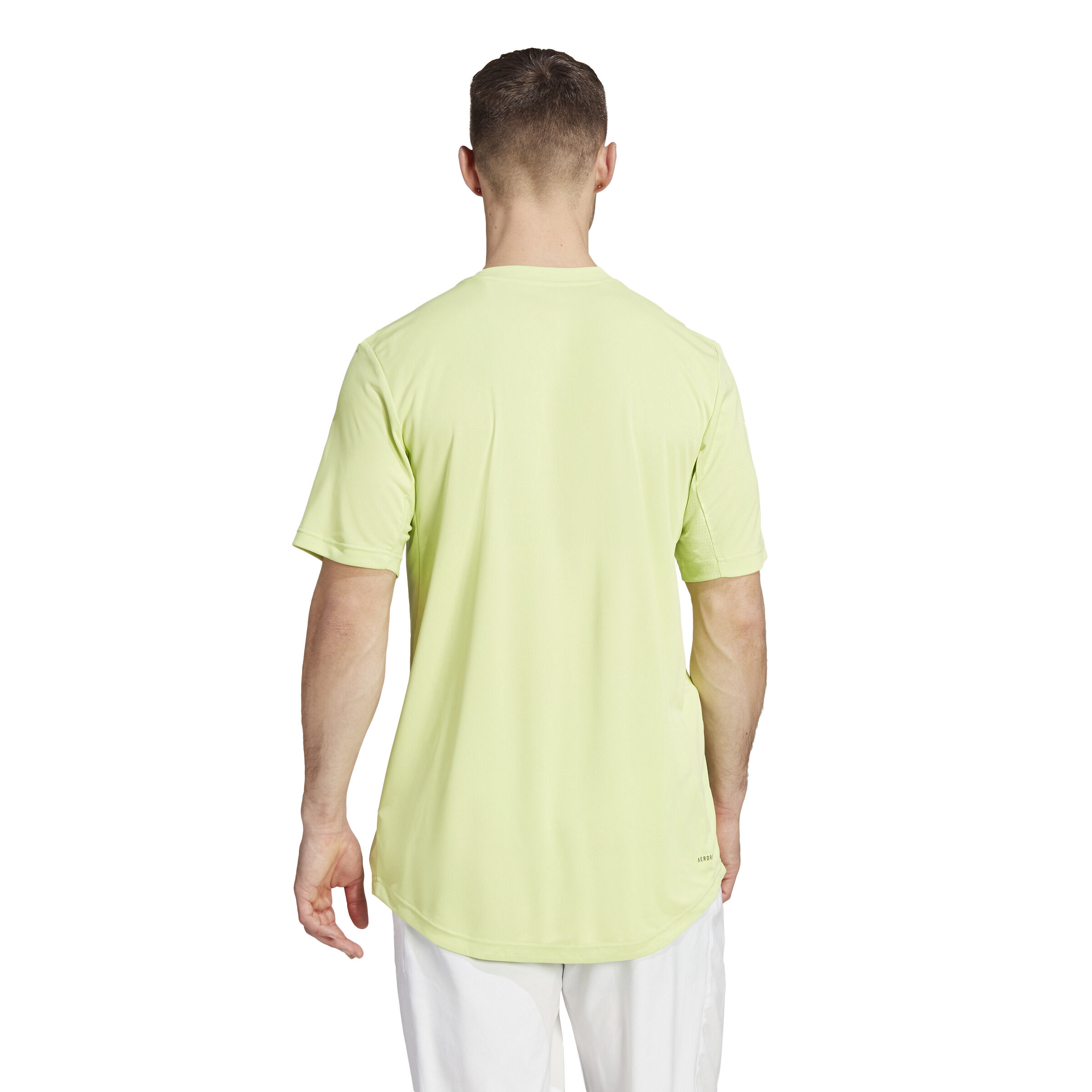 Club 3 Stripes T-Shirt Herren - Limette