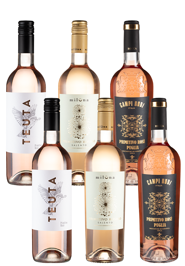 6er-Paket Primitivo Rosé