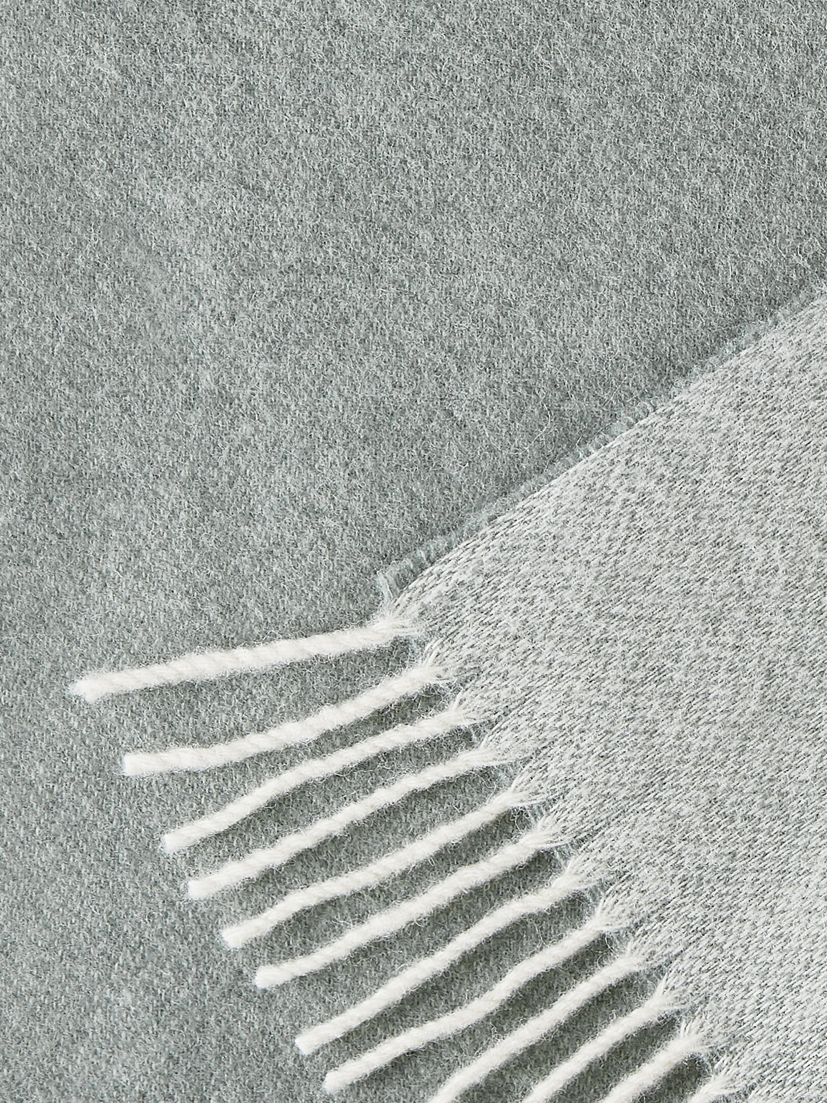 Runa Wolldecke, Offwhite/grau