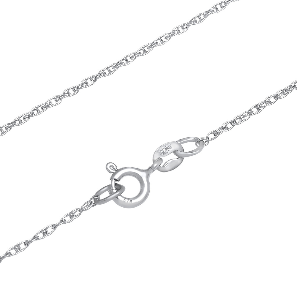 Elli Elli Collier Femme Moderne de Base Torsadées en Argent Sterling 925 Bijoux