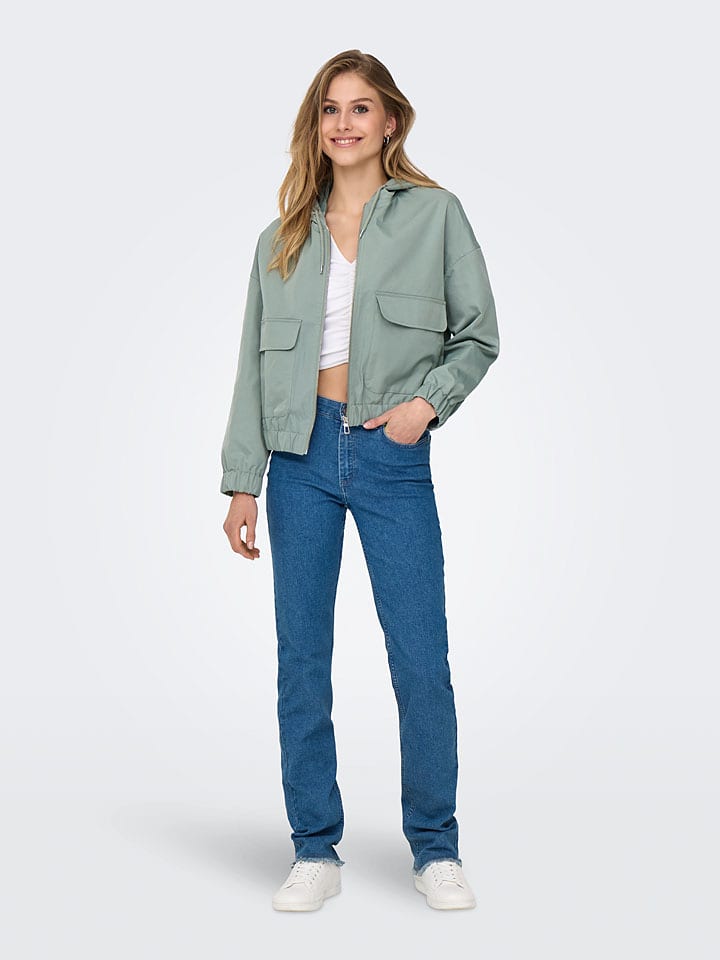 ONLY Übergangsjacke in Grün günstig kaufen