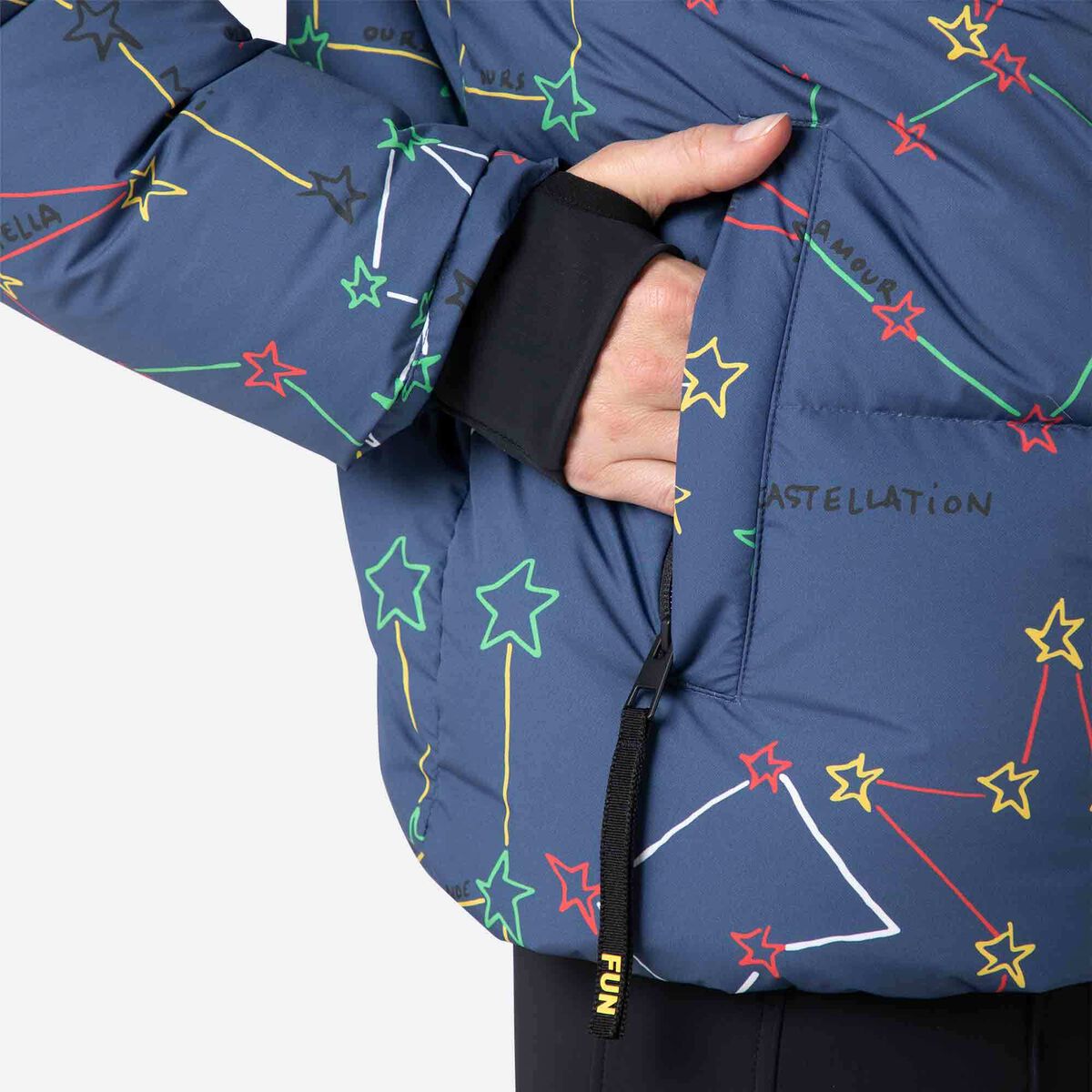 JCC Modul Printed Down Bomberjacke für Damen