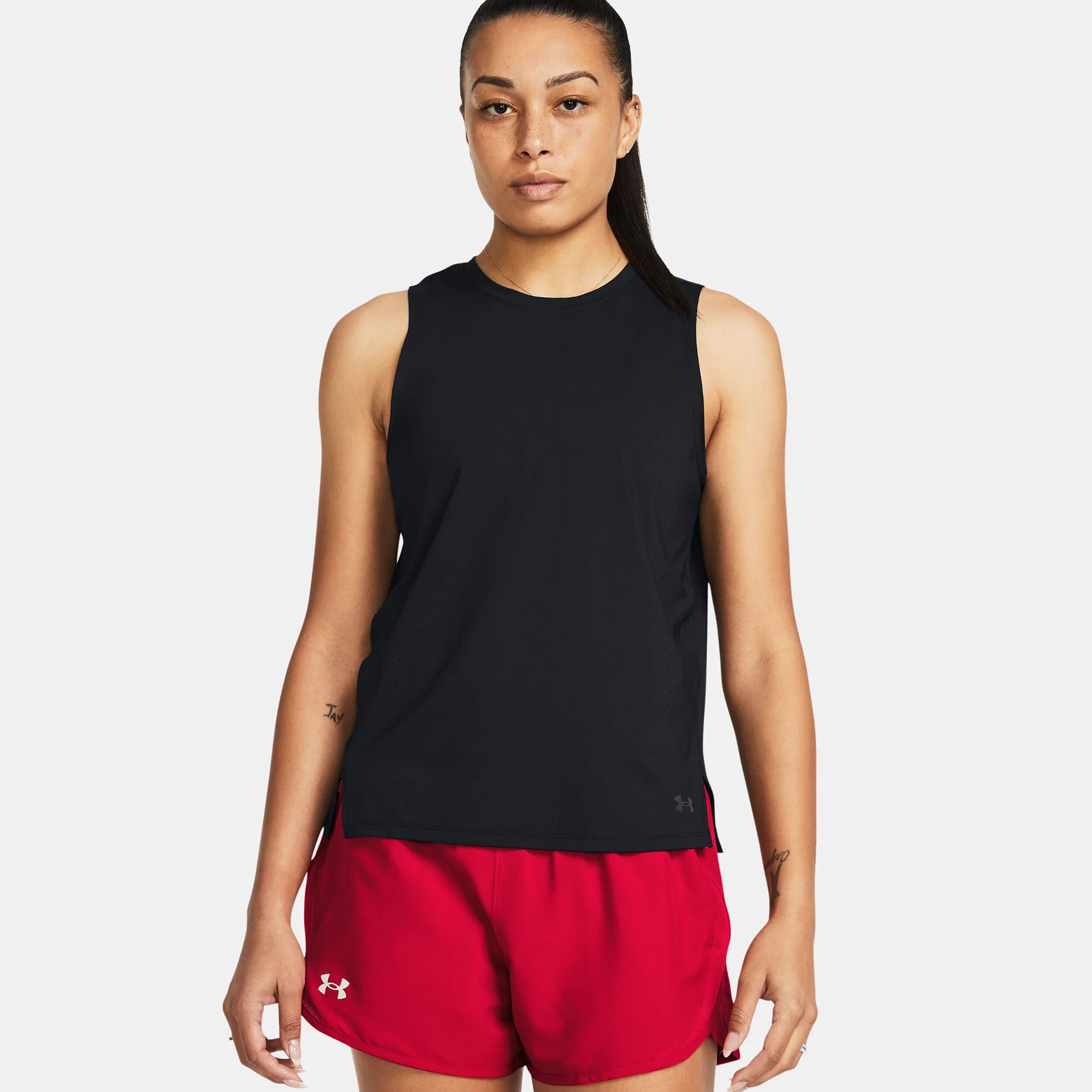 Laser Tank-Top Damen - Schwarz