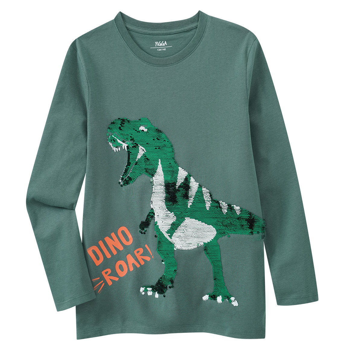 Jungen Langarmshirt mit Wendepailletten