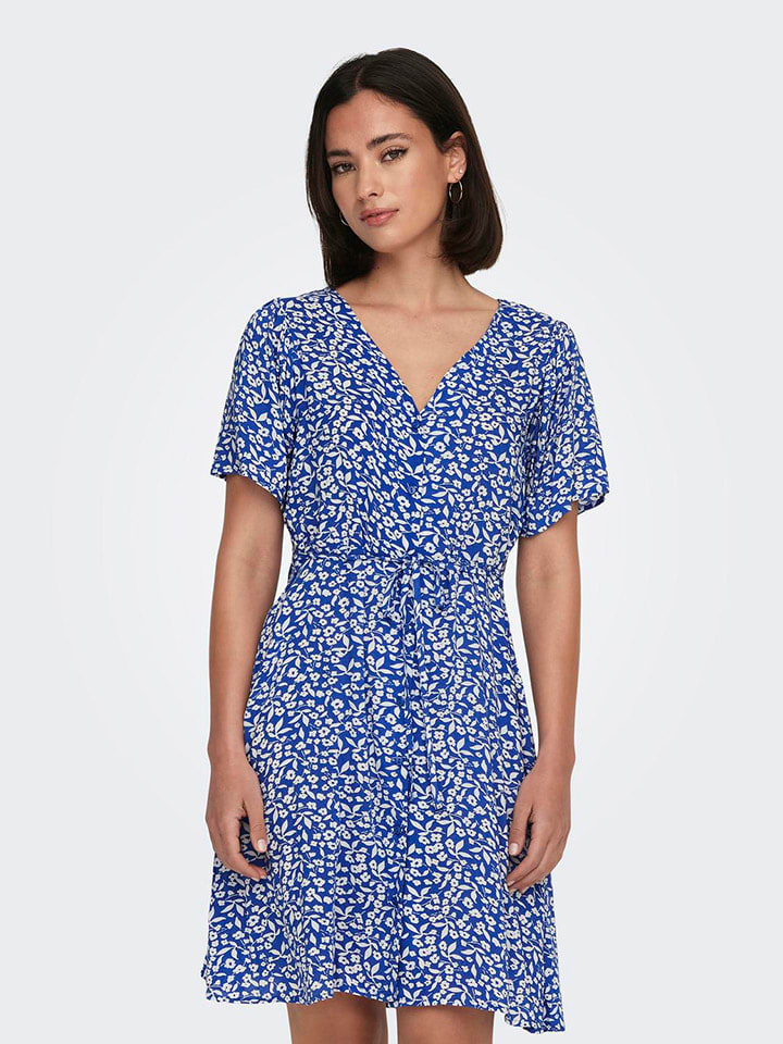 ONLY Kleid in Blau günstig kaufen