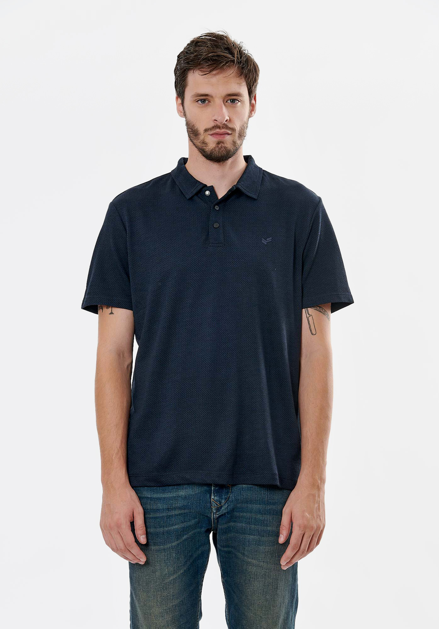 TOBIA  Polo bleu marine homme