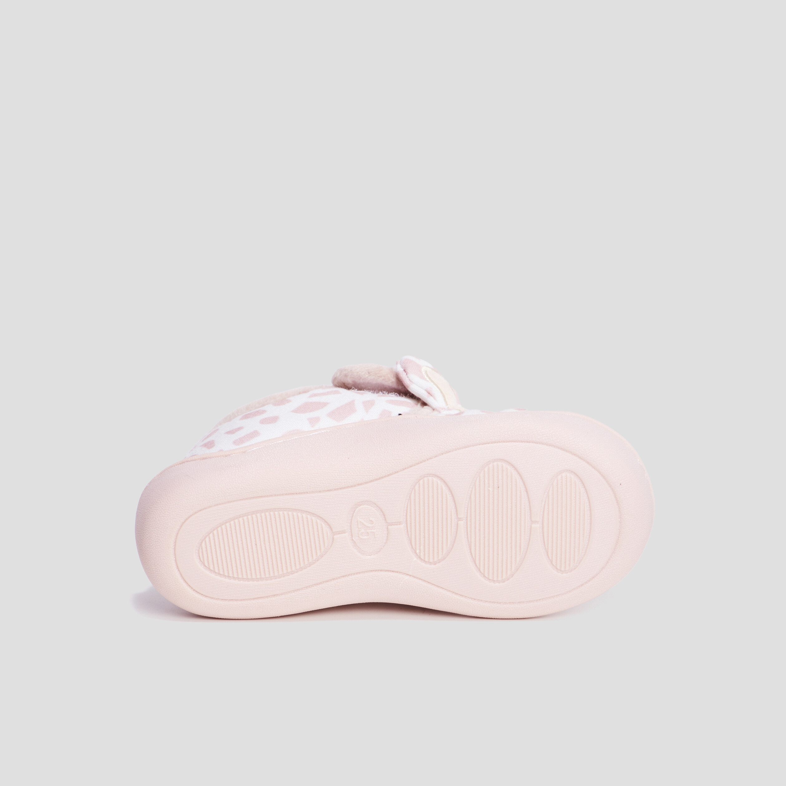Chaussons emboîtant à scratchs rose fille | La Halle