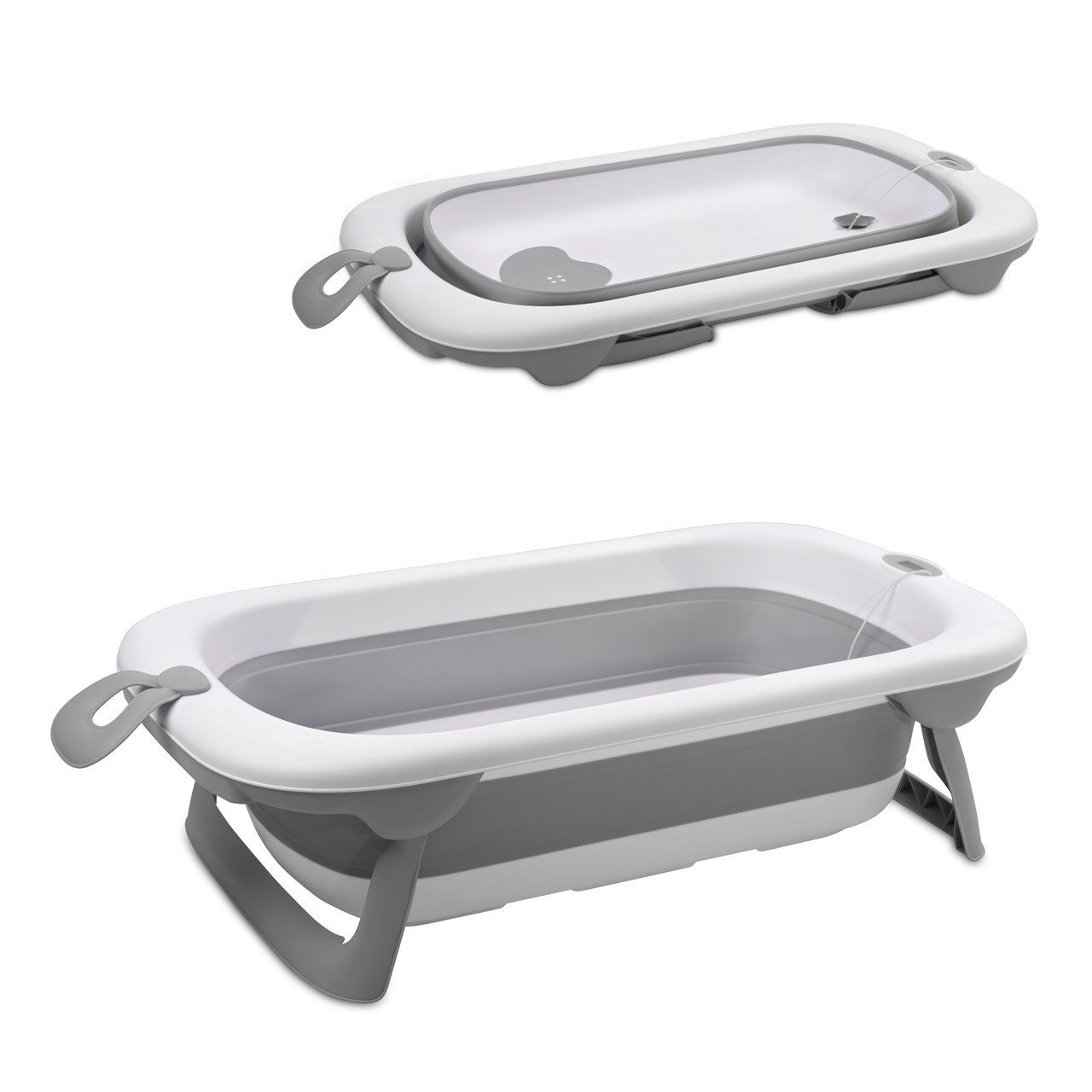 Lorelli Babybadewanne Babybadewanne Royal 83 cm, faltbar, Kanalabdeckung, stabile Beine