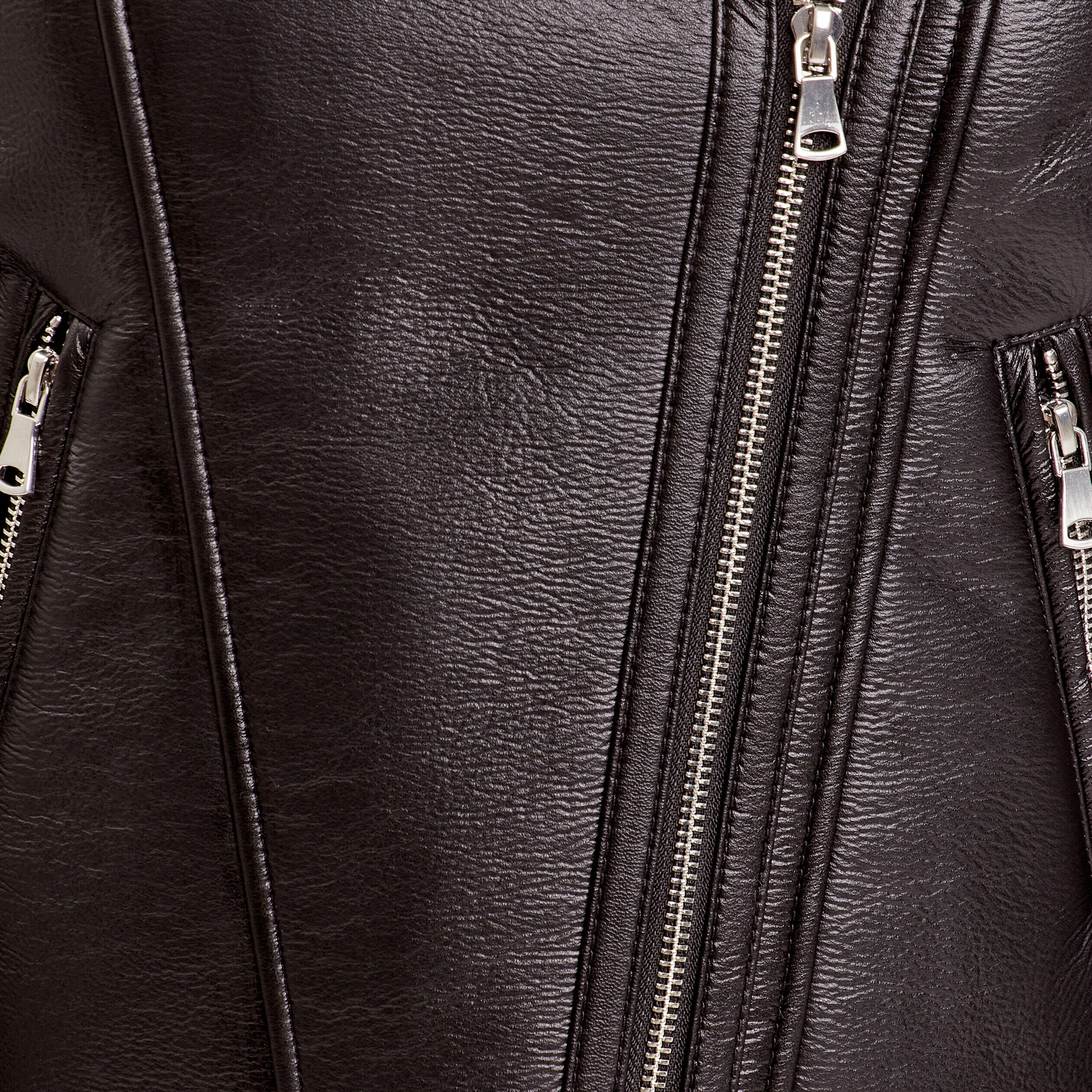 Veste ajustée simili cuir noir femme | Cache Cache