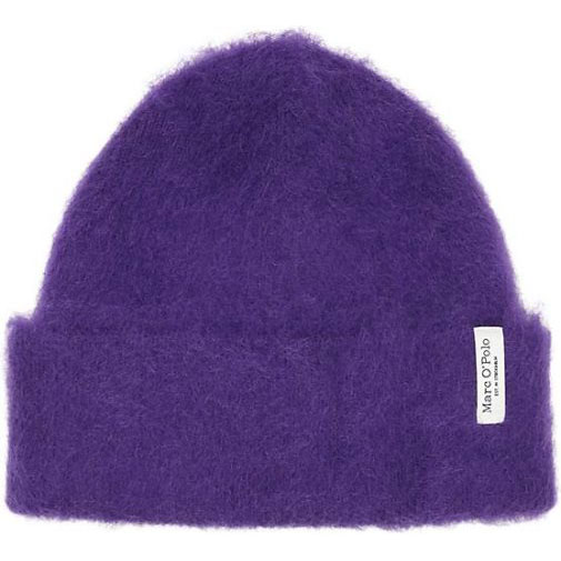 Marc O'Polo Strickmütze mit fluffiger Mohairwolle