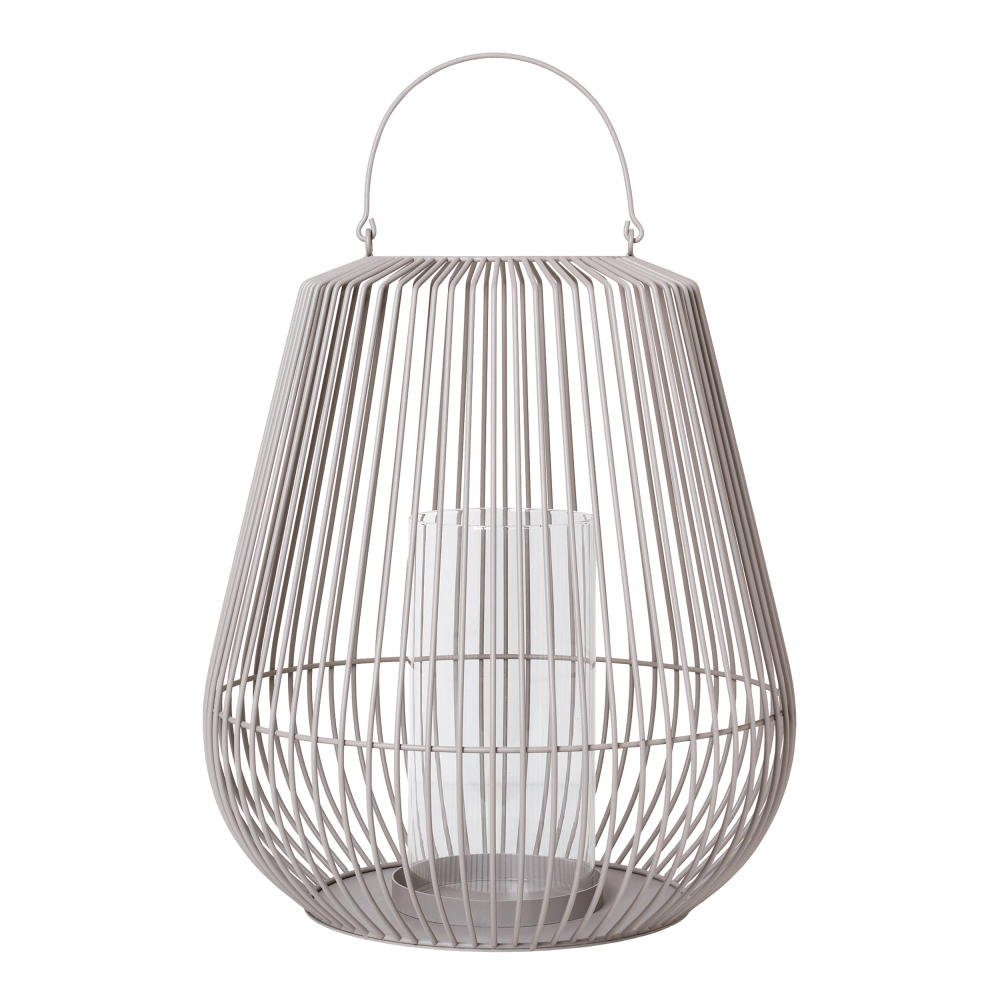 blomus Windlicht Laterne NIDEA medium Windlicht Kerzenhalter Stahl pulverbeschichtet (Kein Set)