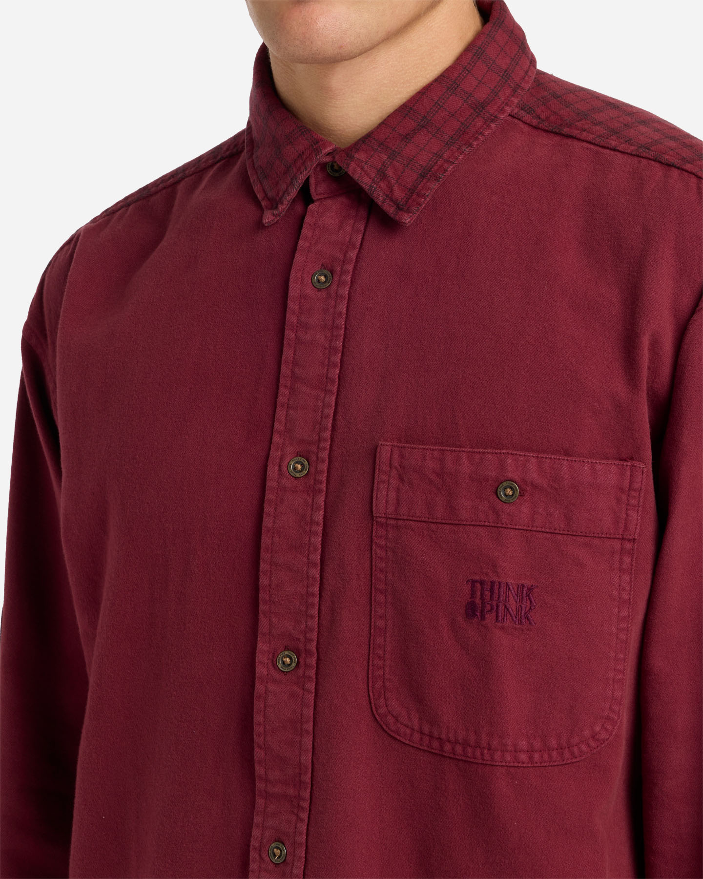 Camicia Think Pink Check M TPM400W24-299