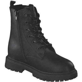 s.Oliver Schnür Boots in schwarz