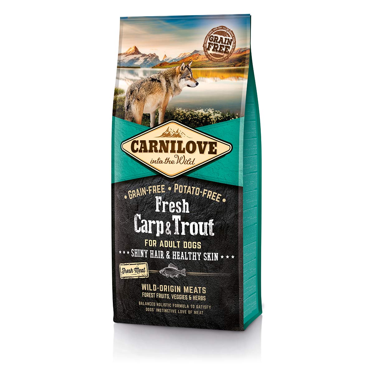 Carnilove Dog Adult Fresh - Carp & Trout 12kg kaufen bei ZooRoyal