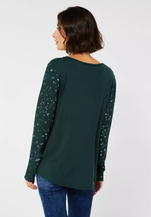 CECIL Bluse im Materialmix
