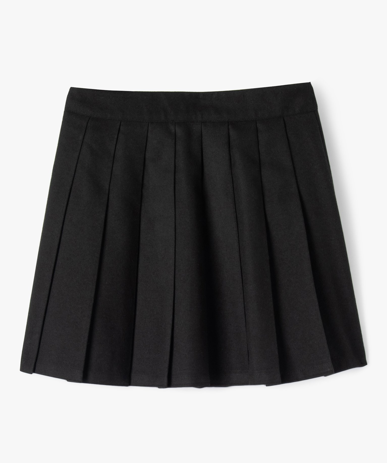 Jupe plissée courte fille noir | GEMO
