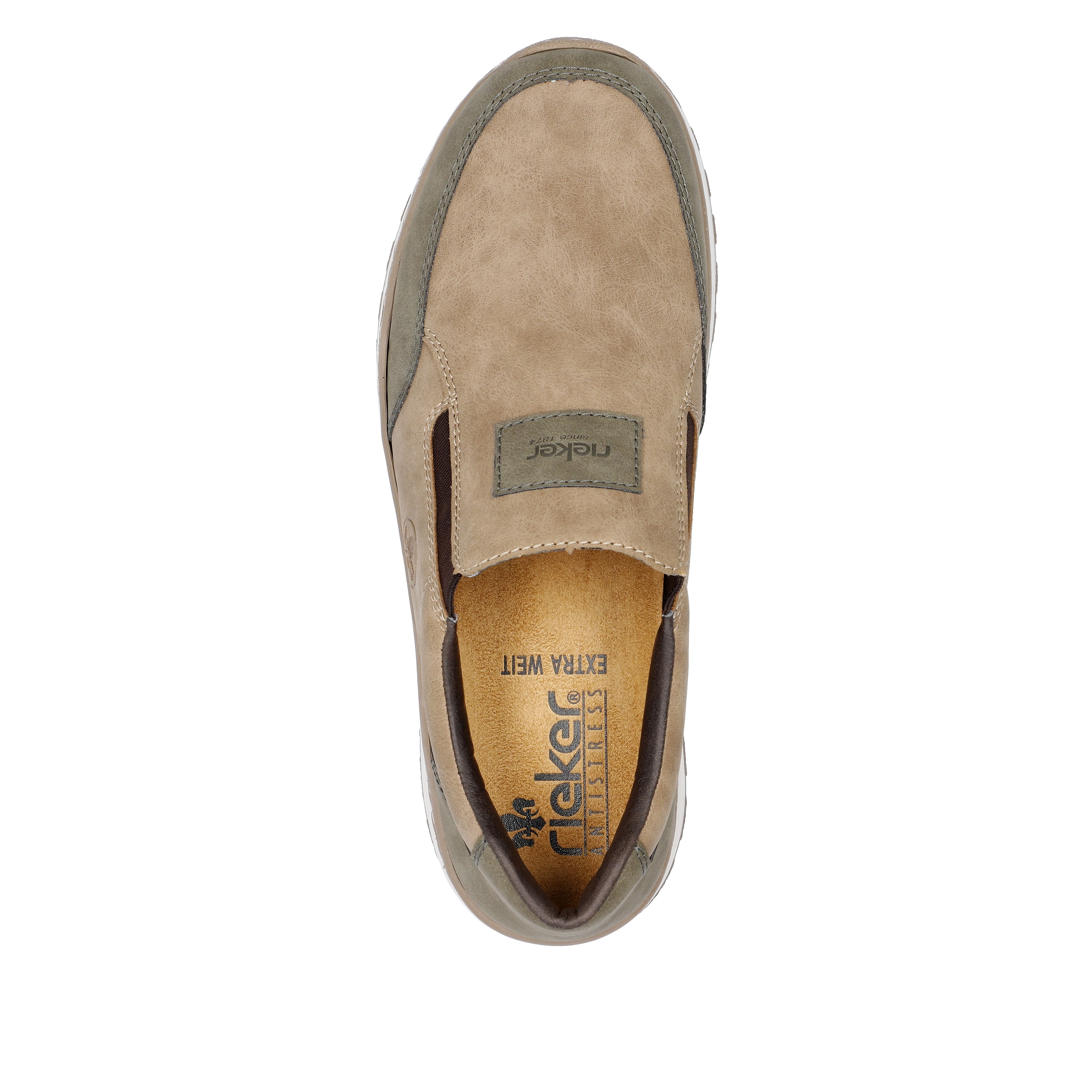 Rieker Herren Slipper hellbeige